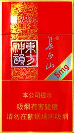 香烟价格和口感推荐：,长白山（神韵细支）