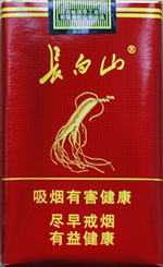香烟价格和口感推荐：,长白山（红人参）